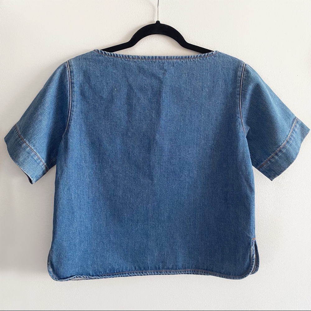 STELLA McCARTNEY DENIM TOP - Picture 2 of 6